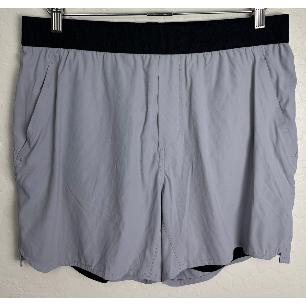 Ten Thousand Mens Tactical Short Light Gray Ripstop Lined 5" TTSH006 Size L 2884